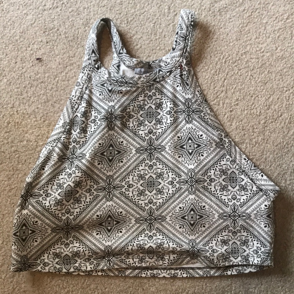 Printed Crop Top